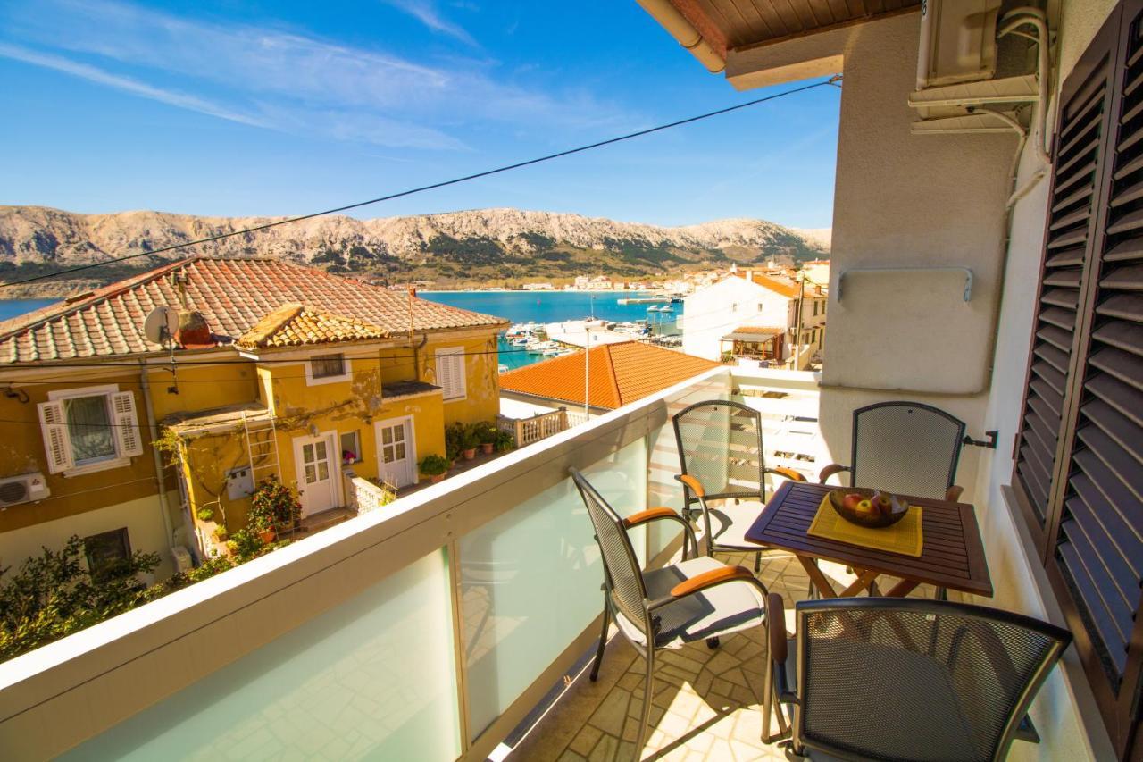 Apartment Mario With Terrace And Sea View Baška Kültér fotó