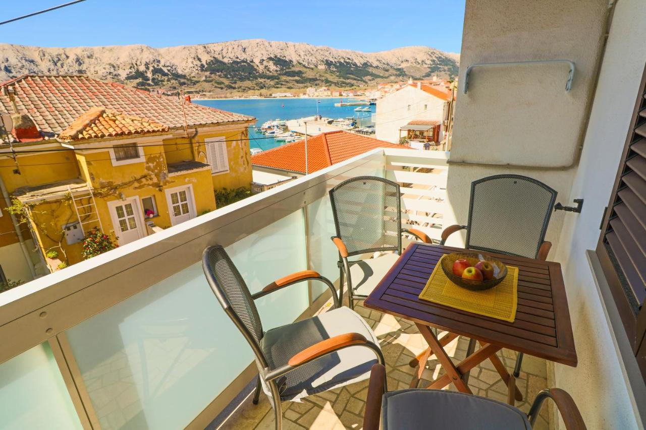 Apartment Mario With Terrace And Sea View Baška Kültér fotó