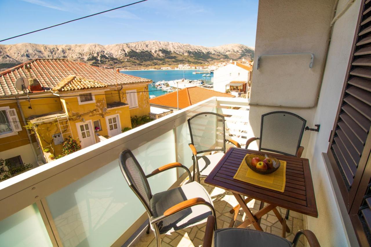 Apartment Mario With Terrace And Sea View Baška Kültér fotó